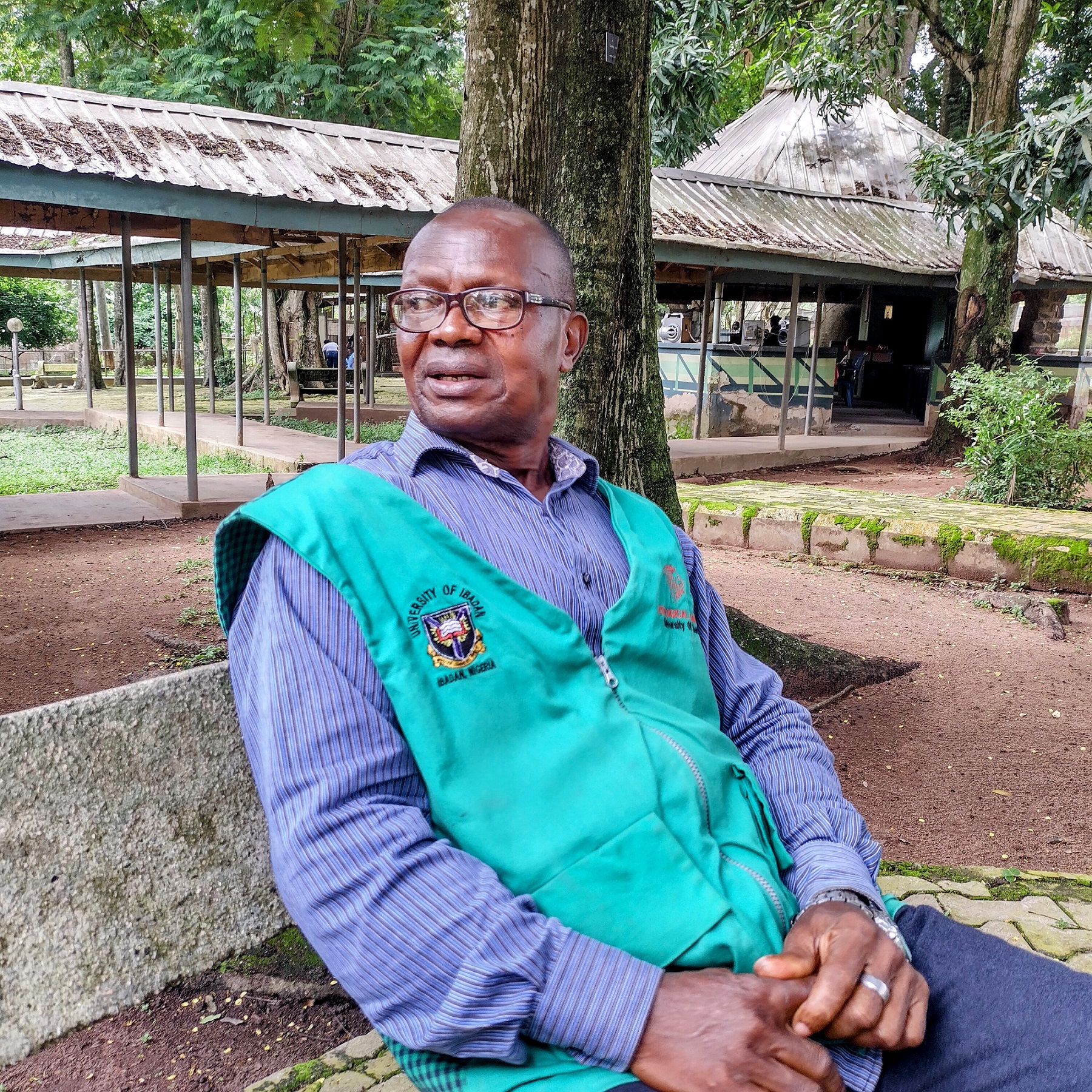 I've been working at the University of Ibadan zoo for 41 years, starting as an attendant and now a supervisor